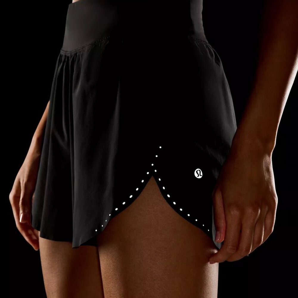 Lululemon Fast and Free Short 3" Black Size 4